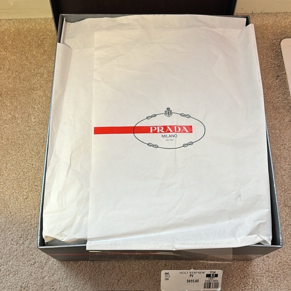 PRADA VELVET PLATFORM RUNNERS - Picture 1 of 8